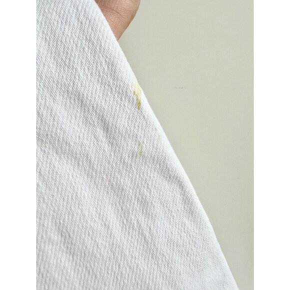 Girls' ZARA White Distressed Stretch Denim Flare Jeans, Size 8 - Picture 10 of 13